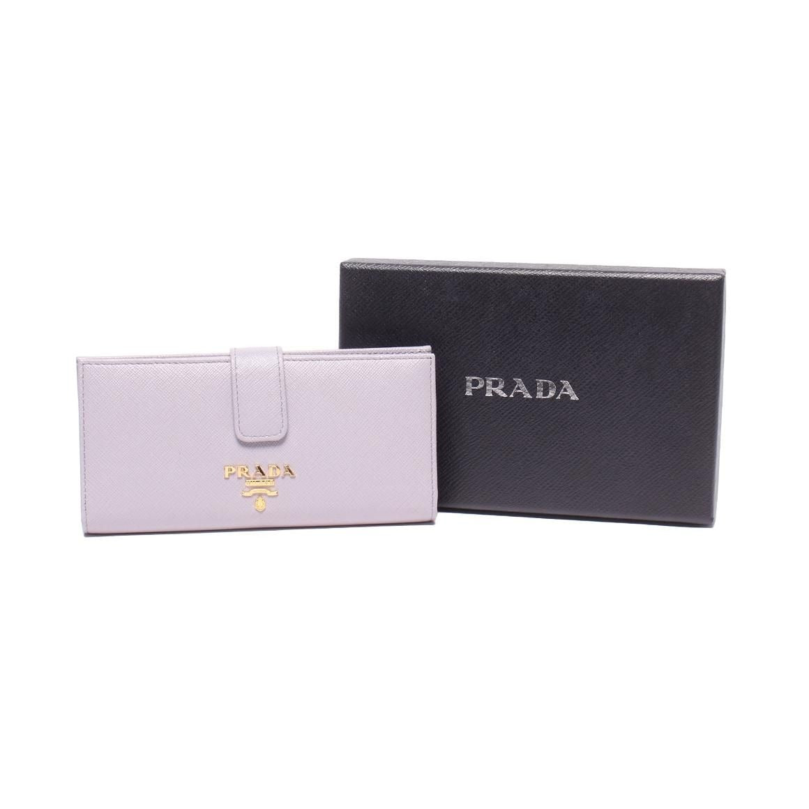 Prada Wallet Saffiano Purple — view 9