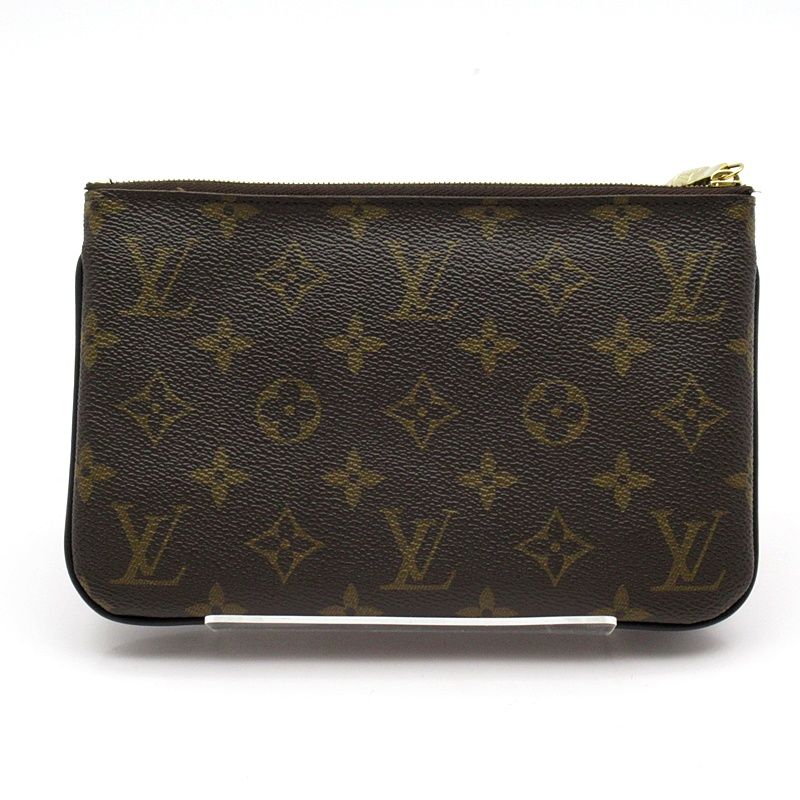 Louis Vuitton Pochette Double Zip M69203 Monogram Giant Reverse Women's