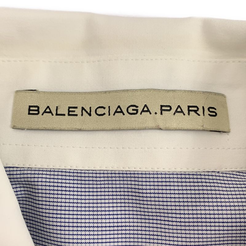 Balenciaga | Logo Embroidery Dress Shirt | S | Blue | Men's