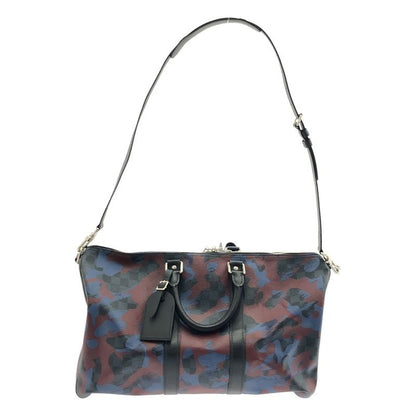 Louis Vuitton Du1176 Damier Camouflage Keepall Bandouliere 45 Boston Bag Blue
