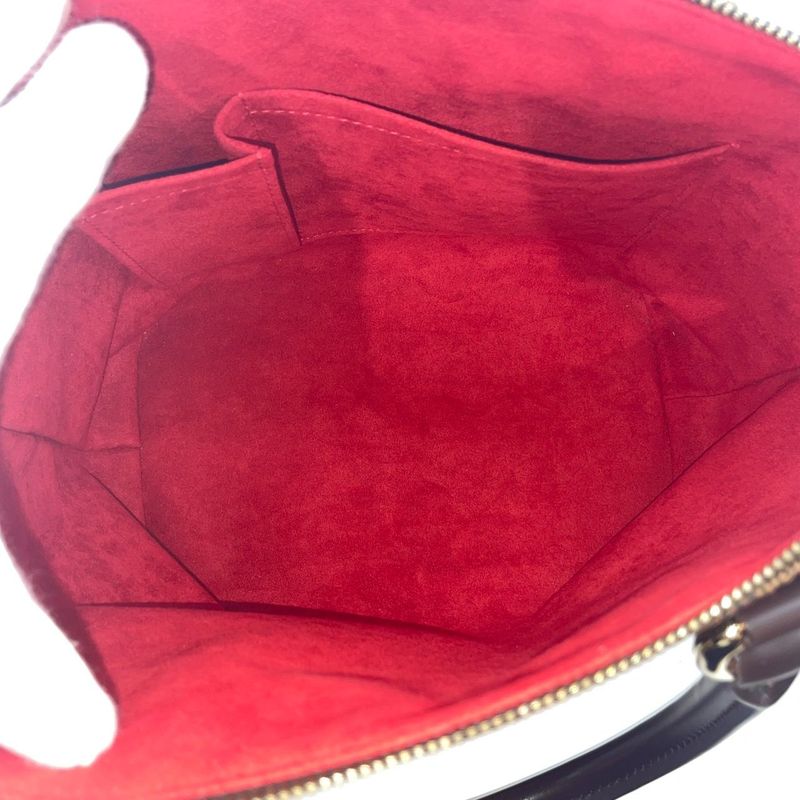 Louis Vuitton Damier Saleya PM N51183 Handbag Shoulder Bag Brown Preowned 005445