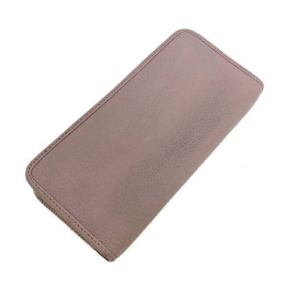 Loewe Round Zipper Long Wallet Light Purple Anagram Wallet