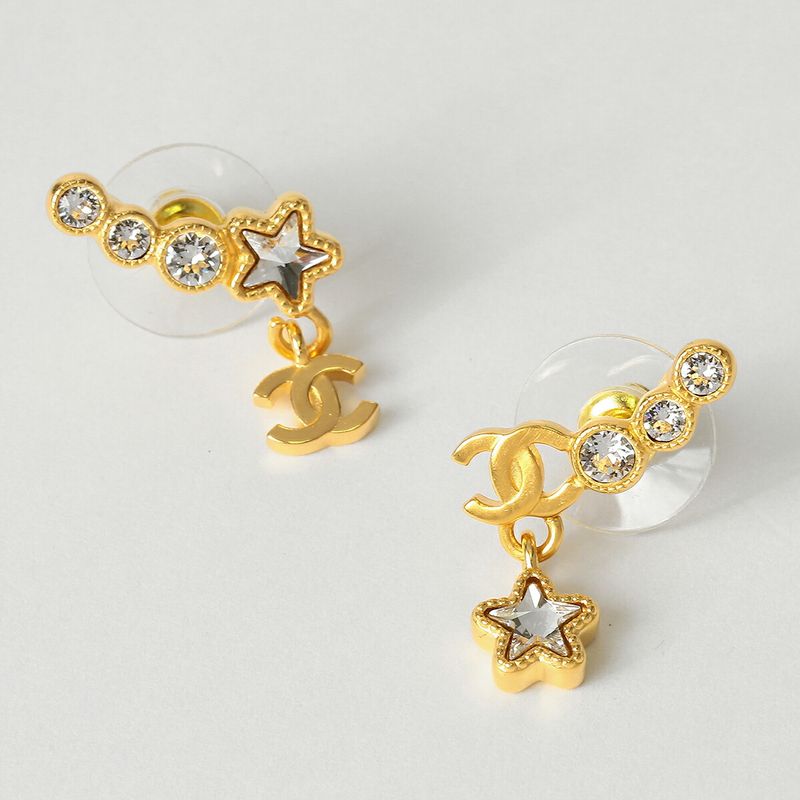 Chanel Earrings Stud Earrings Gold