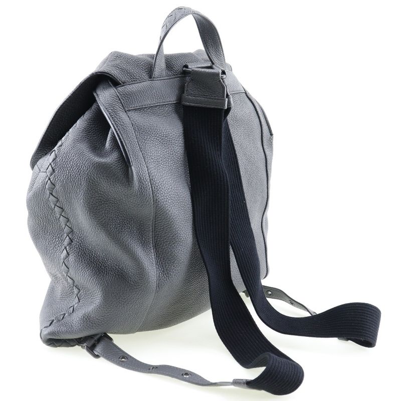 Bottega Veneta Bottega Veneta Intrecciato Calf Gray Unisex Backpack/daypack