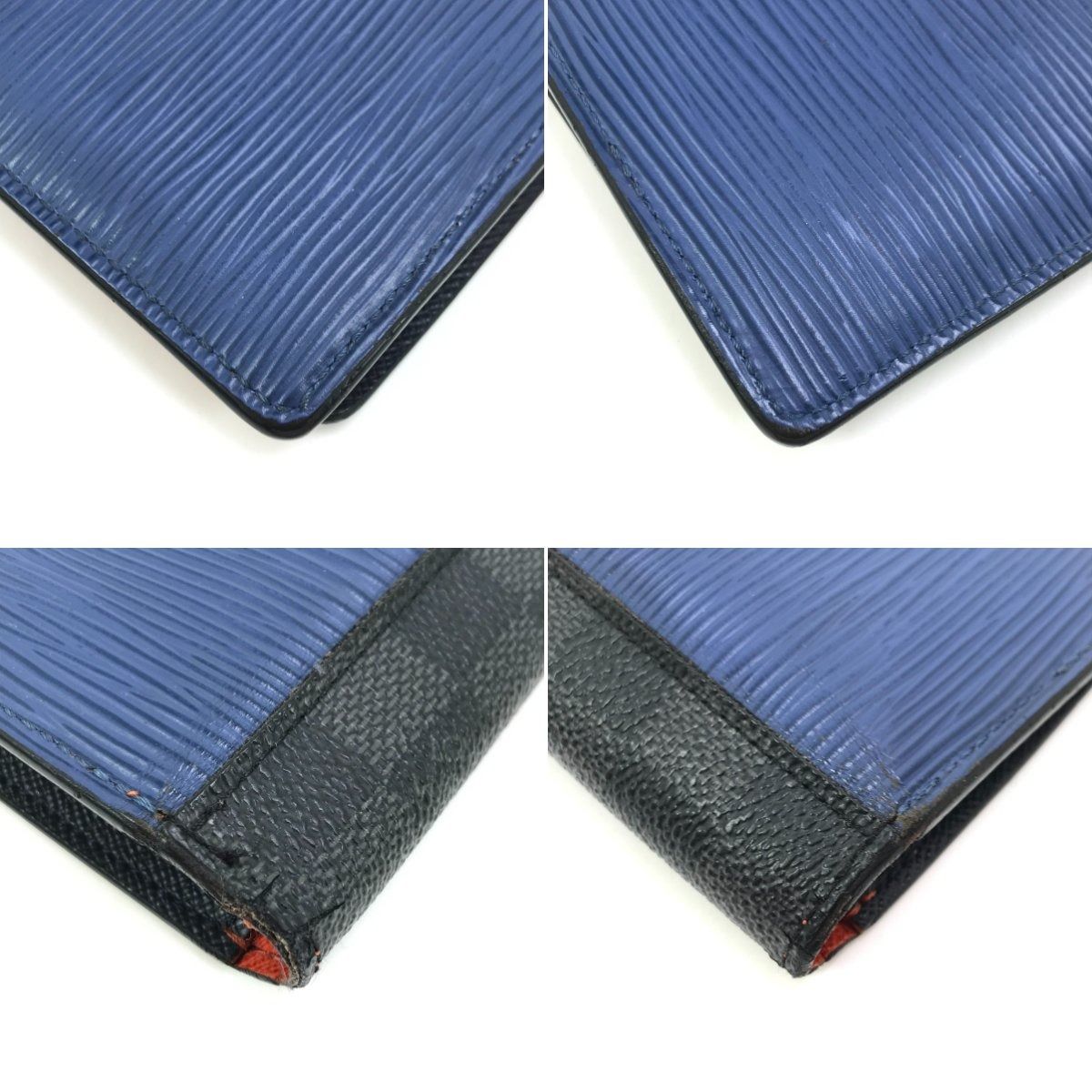 Louis Vuitton Long Wallet Epi Damier Graphite Portefeuille Brother M62910