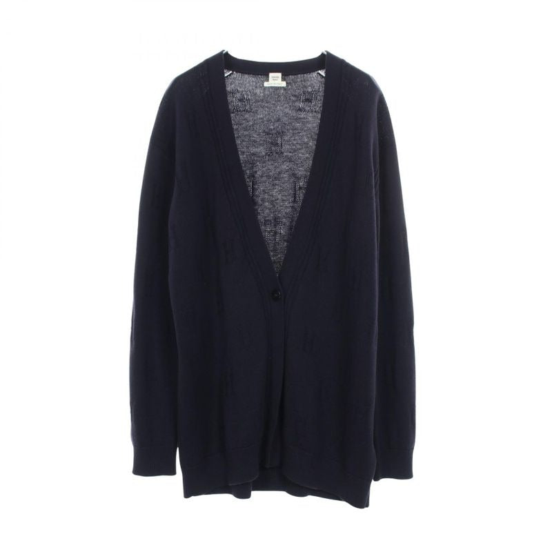 Hermes Cardigan H Logo Wool