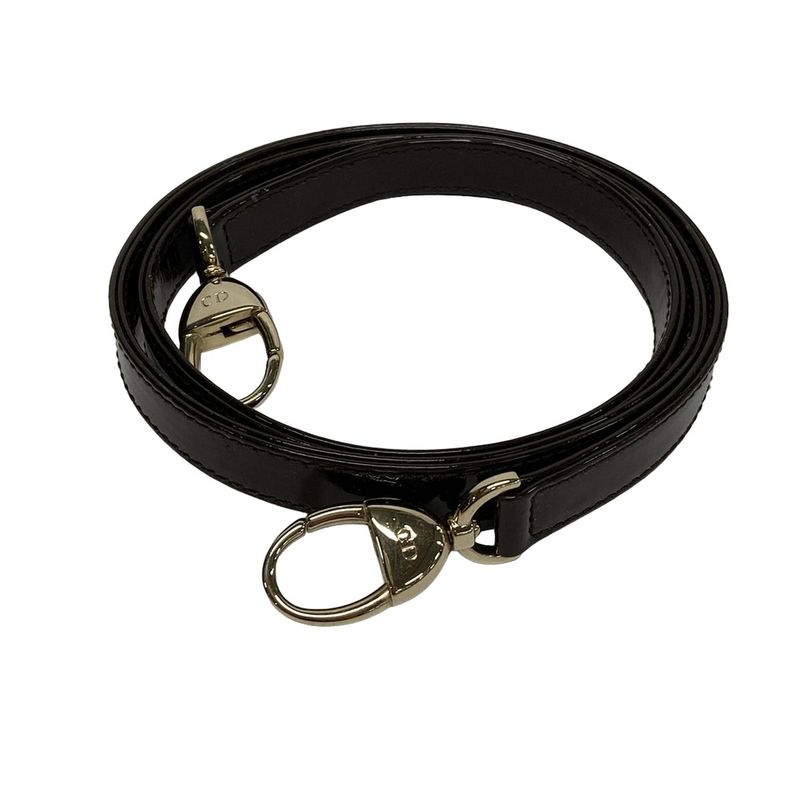 Dior/christian Dior Handbag Lady Dior Large Dark Brown Leather