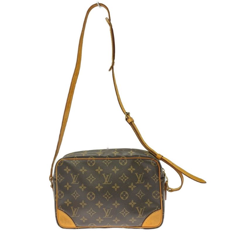Louis Vuitton M51274 Monogram PVC Trocadero 27 Shoulder Bag Brown 370355