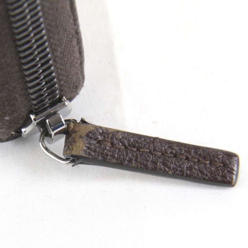 Gucci Round Zipper 307980 493075 Long Wallet In GG Canvas Brown