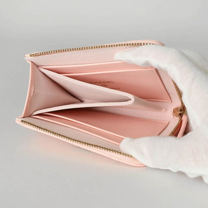 Chanel Card Case Fragment Case Pink