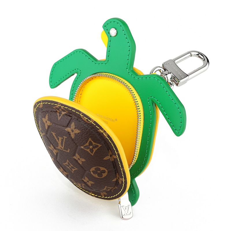 Louis Vuitton Key Holder Keyholder LV Turtle Brown/green