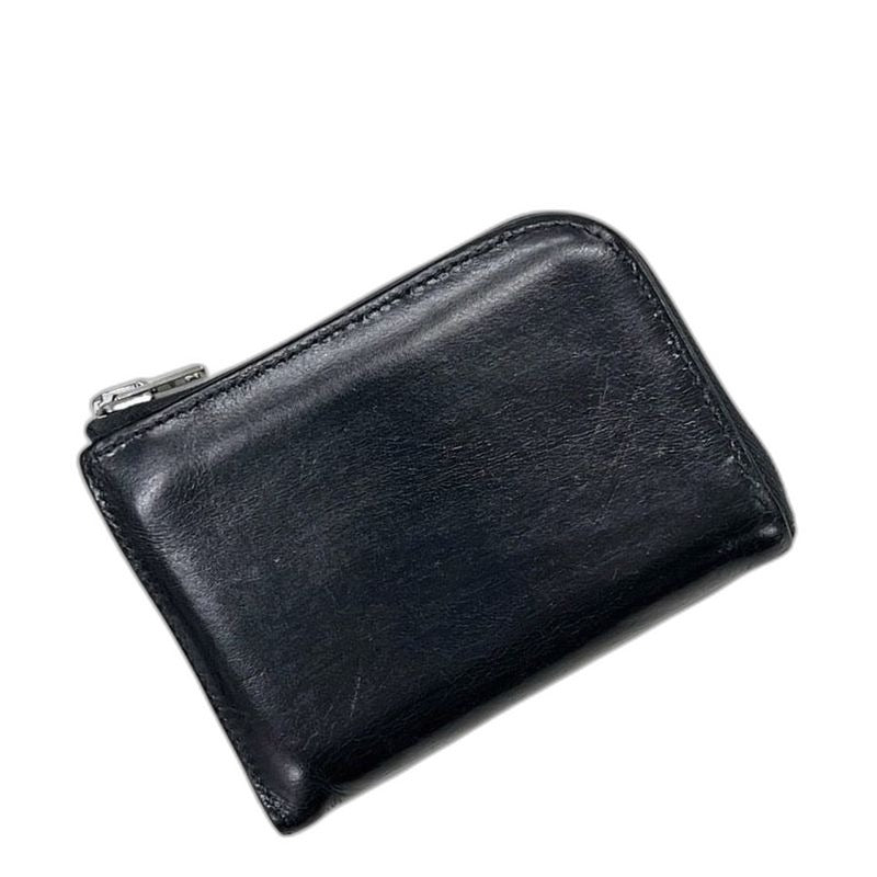 Hermes Coin Case Remix Black Purse Leather