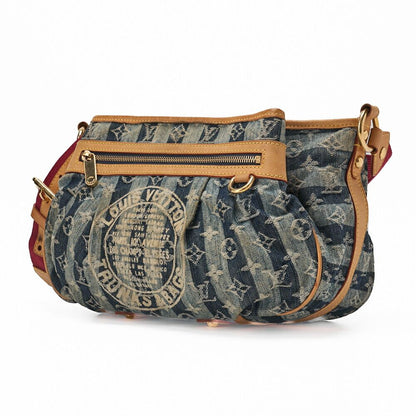 Louis Vuitton Monogram Monogram - Denim Caballaye GM Shoulder Bag Blue (gold