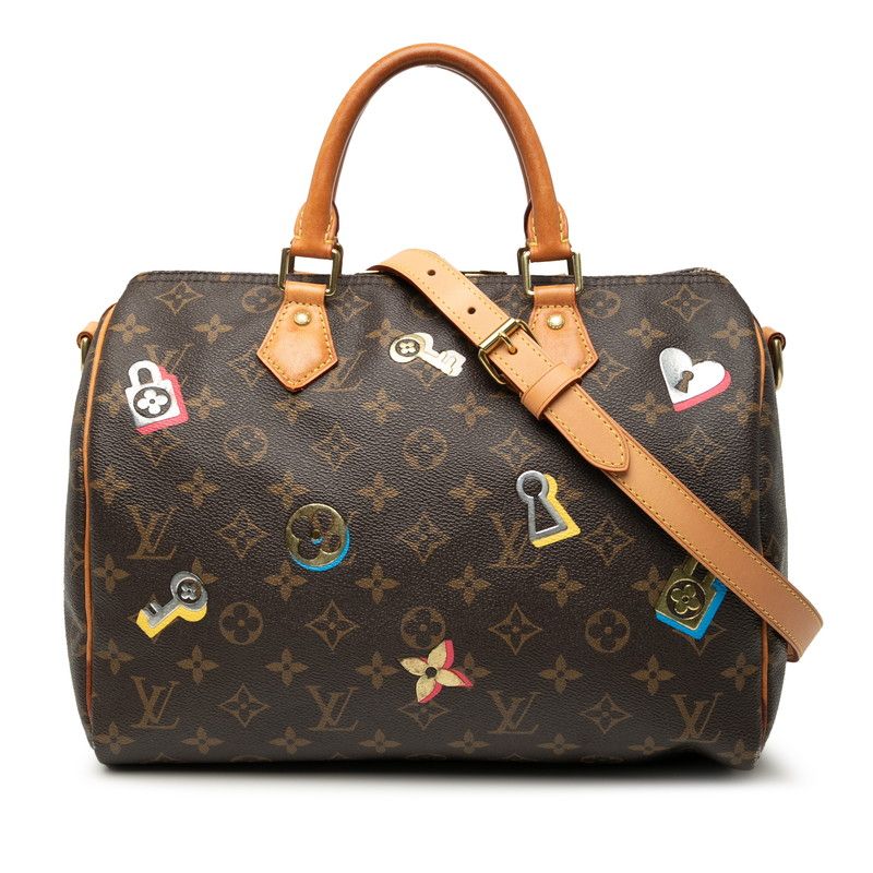 Louis Vuitton Monogram Lovelock Speedy Bandoliere 30 Boston Bag Shoulder Bag