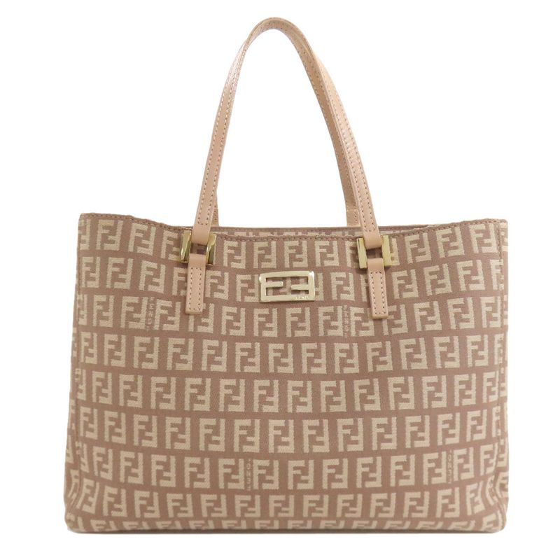 Fendi Zucchino Handbag Canvas Women