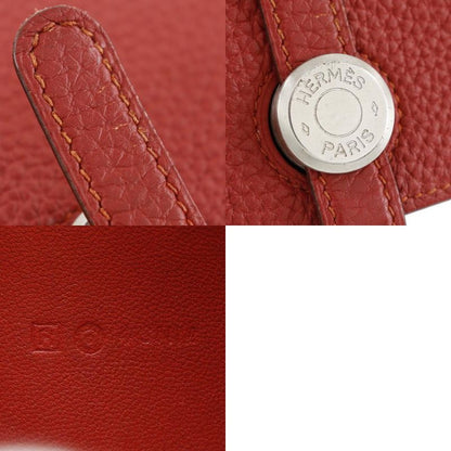 Hermes Dogon Long Togo Red □R Ladies Long Wallet