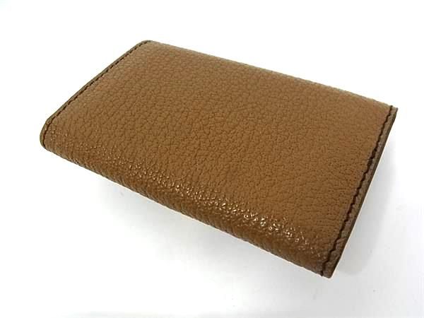 Bvlgari Leather 6-ring Key Case Key Case Men's Women's Brown Fl1785