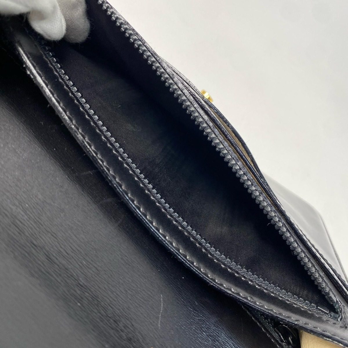 Celine Vintage Clutch Black — view 9