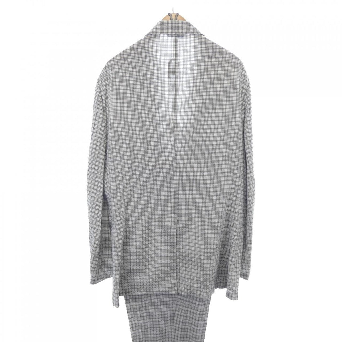 Hermes Checkered Gray Suit — view 2
