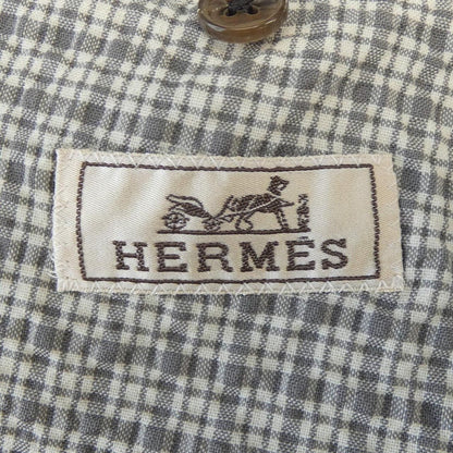 Hermes Checkered Gray Suit — view 4