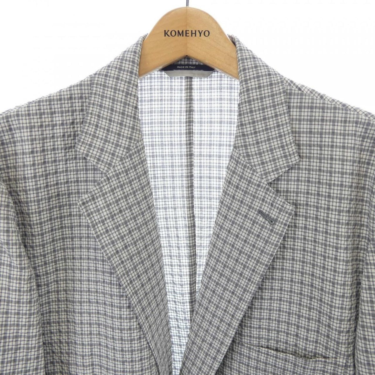 Hermes Checkered Gray Suit — view 5