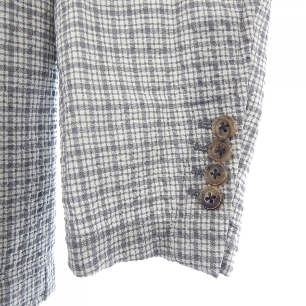 Hermes Checkered Gray Suit — view 6