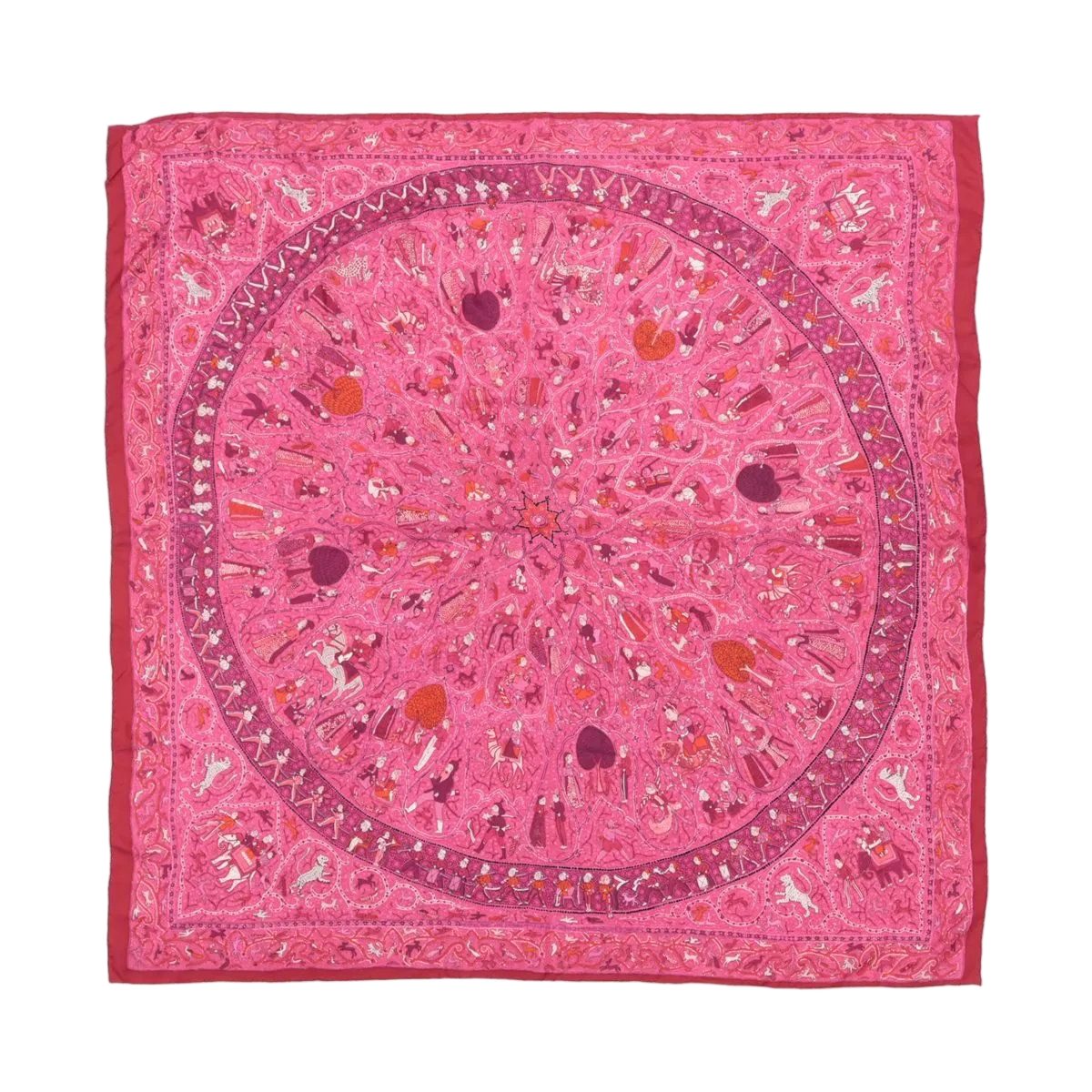 Hermes Carre 140 Avec L'aimable Autorisation du Lalbhai Dalpatbhai Institute of