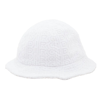 Fendi Logo Bucket Hat Pile L White