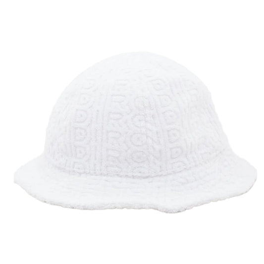 Fendi Logo Bucket Hat Pile L White