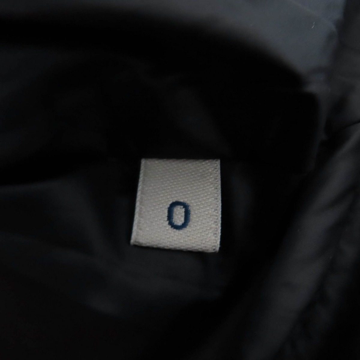Moncler Hermine Logo Patch Hooded Down Coat Black 0 — view 9