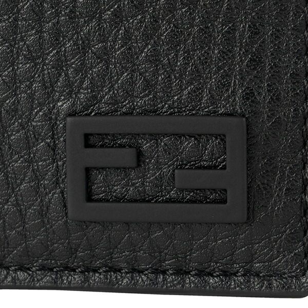Fendi Card Case FF Logo Black