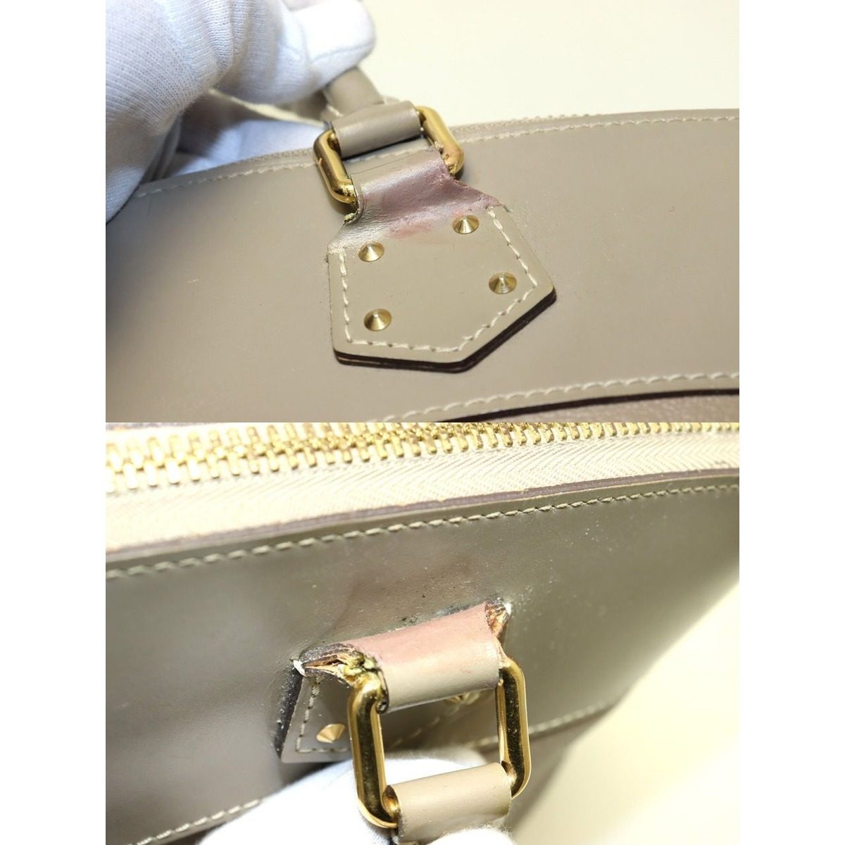 Louis Vuitton MM Leather Handbag — view 10