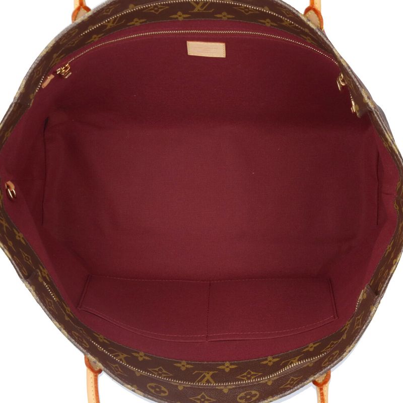 Louis Vuitton Raspail MM Monogram Tote Bag Monogram Canvas M40607 Brown Women