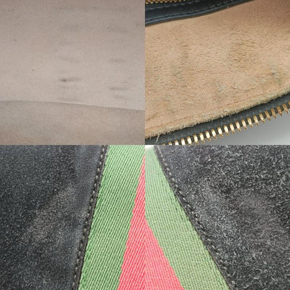 Gucci Ophidia GG Small Black And Green And Red Suede 524532 F024647109