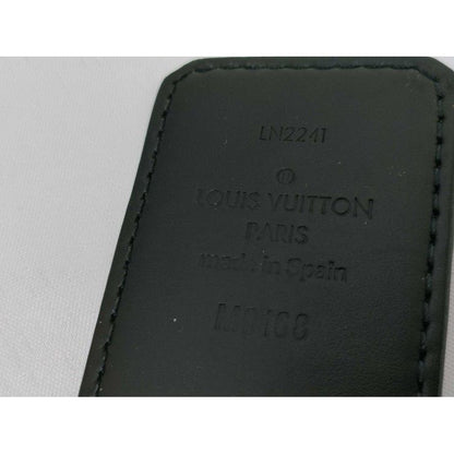 Louis Vuitton Belt Ceinture LV Circle Black Monogram Eclipse Leather — view 5