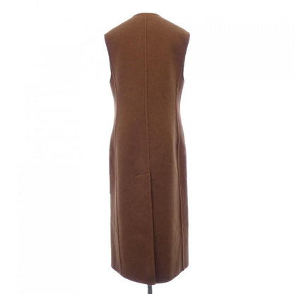 Hermes Long Vest Cashmere Brown — view 2