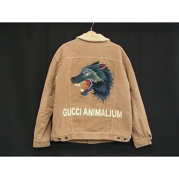 Gucci Animalium Michele Cotton Corduroy Jacket 50 — view 2