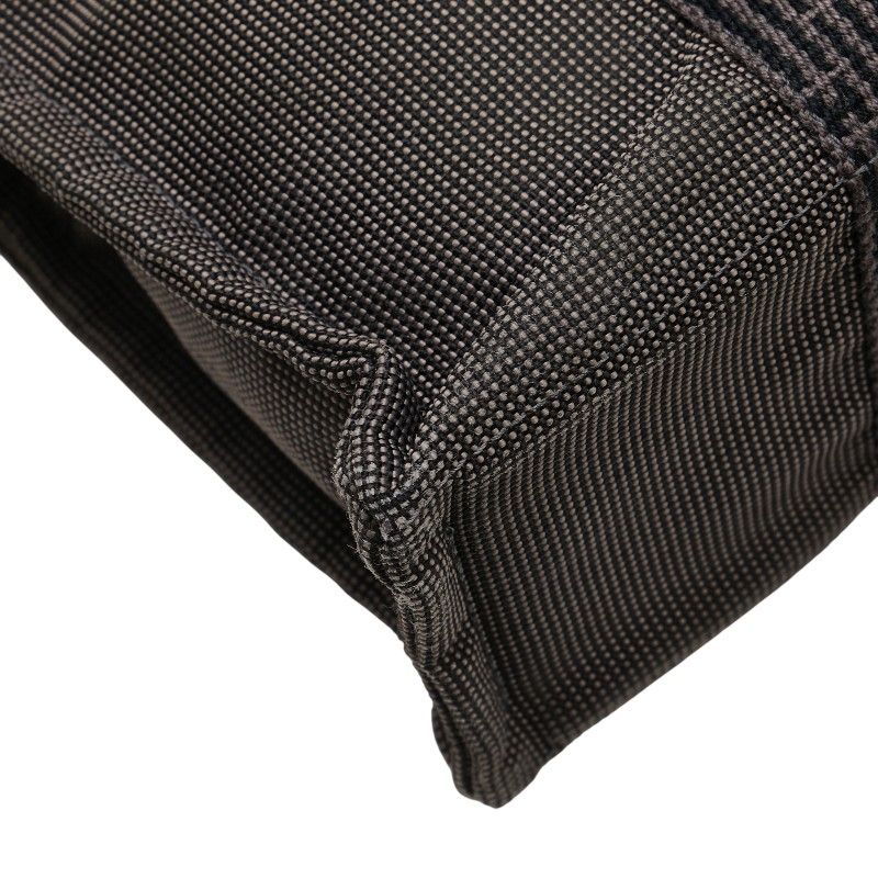 Hermes Her Line Tote PM Handbag Tote Bag Gray Black Canvas Women Hermes