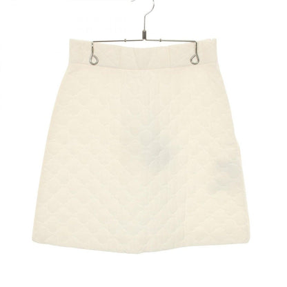Fendi Skirt Quilted Silk