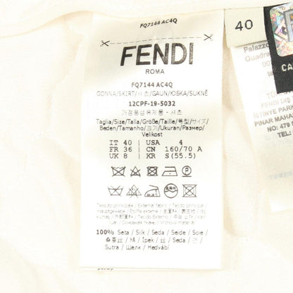 Fendi Skirt Quilted Silk — view 4