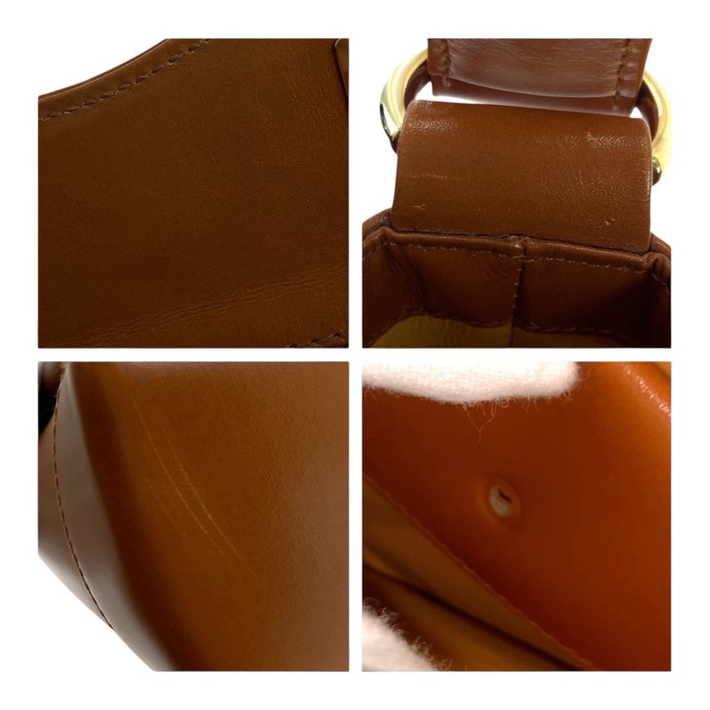 Gucci Vintage Bamboo Brown Gold Hardware Leather 000 926 0175 Handbag Shoulder