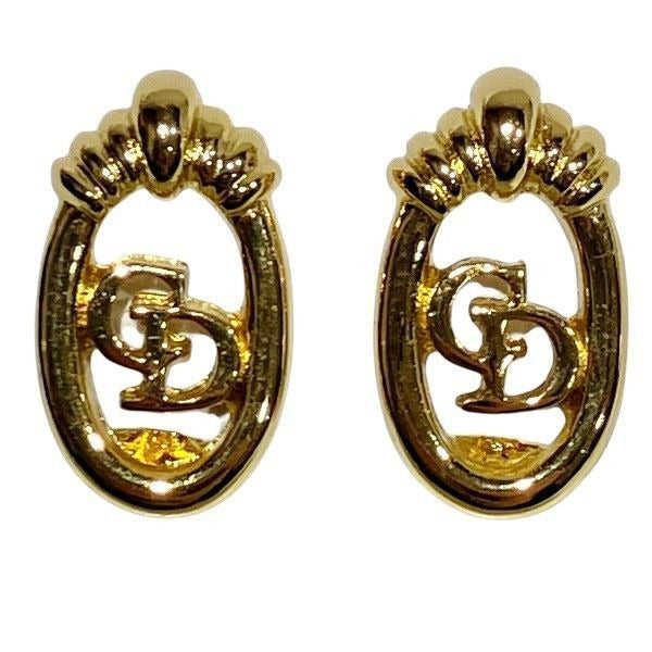 Dior CD Logo Earrings