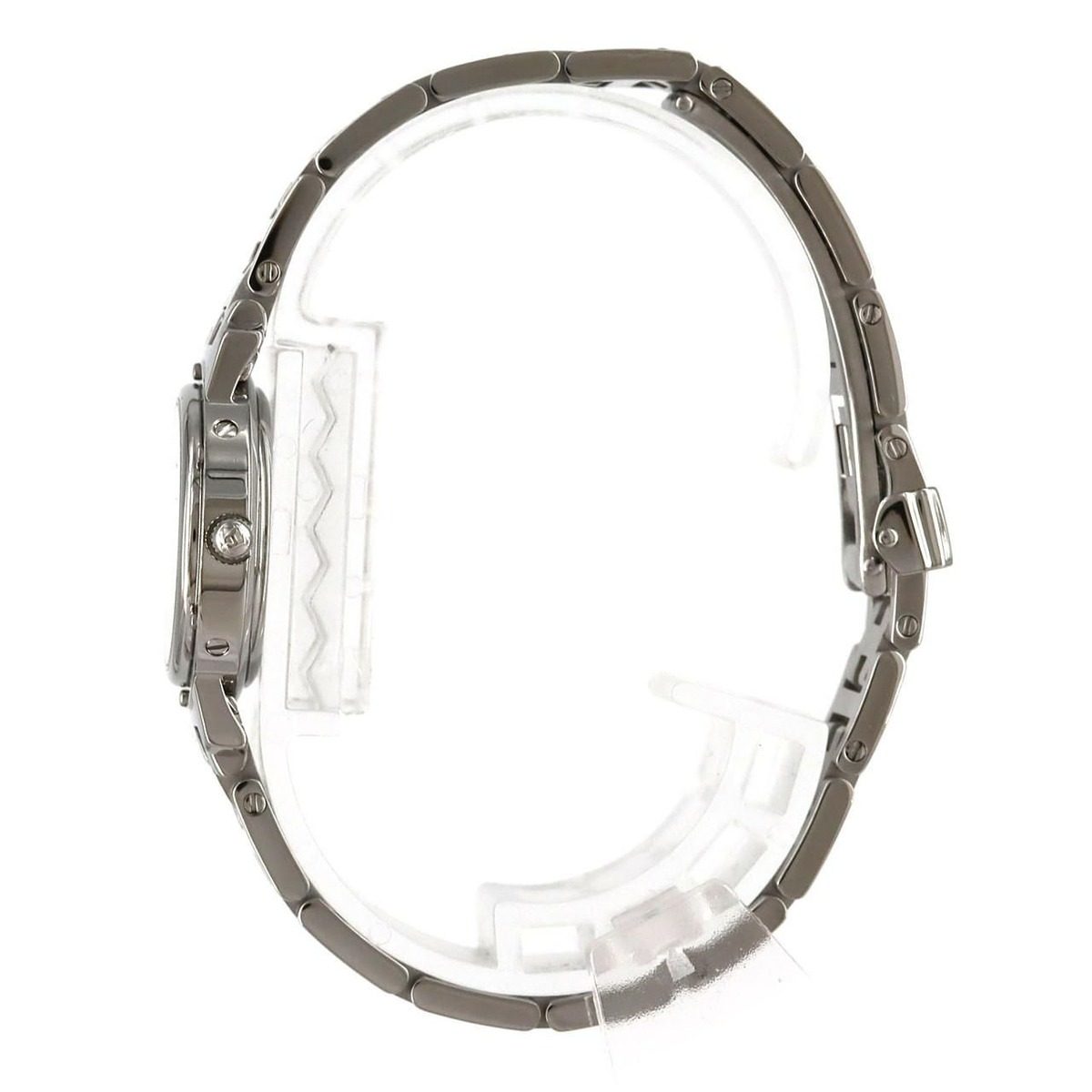 Hermes SS Quartz Watch White — view 3