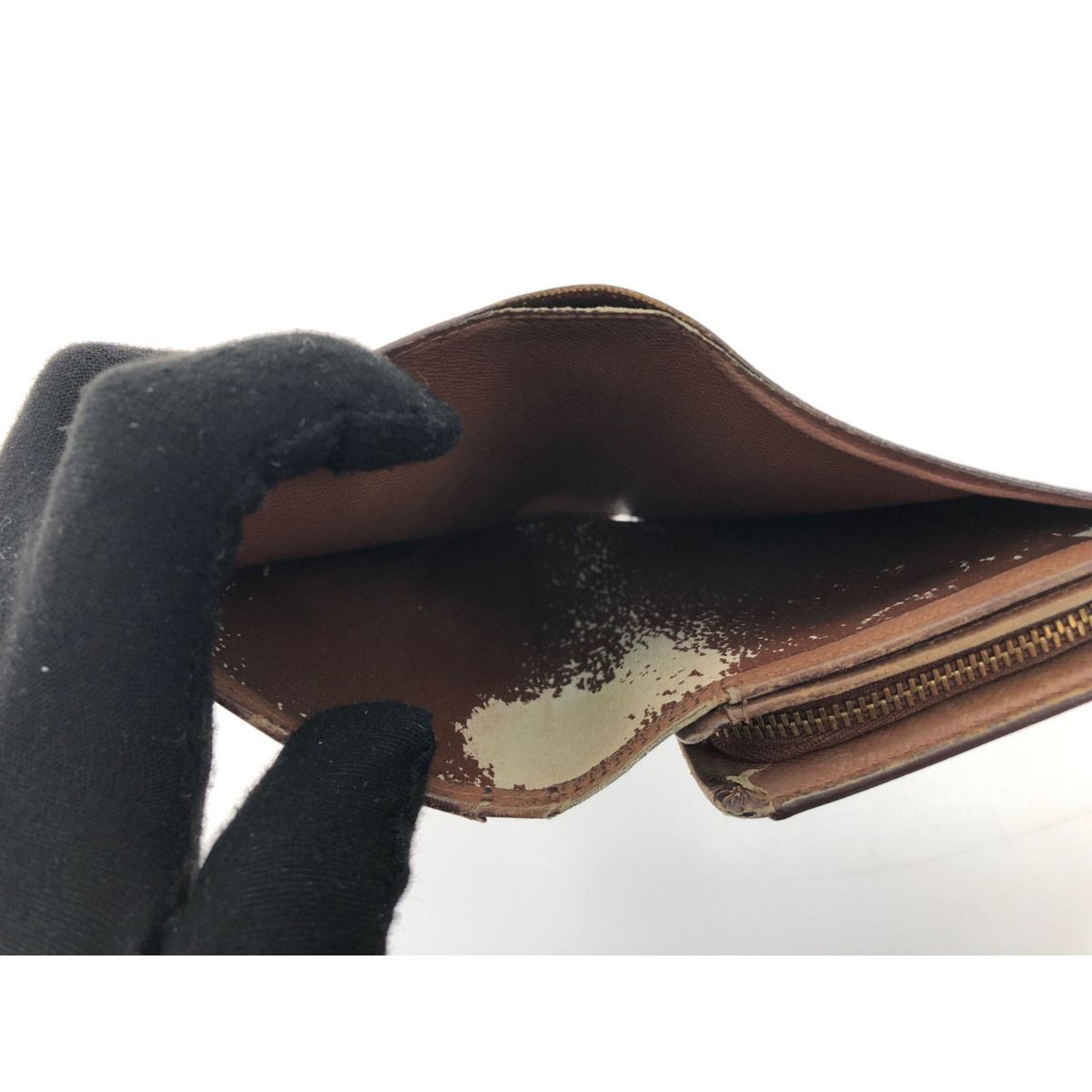 Louis Vuitton Women's Bifold Wallet Monogram Porte Monet Bier Tresor M61730