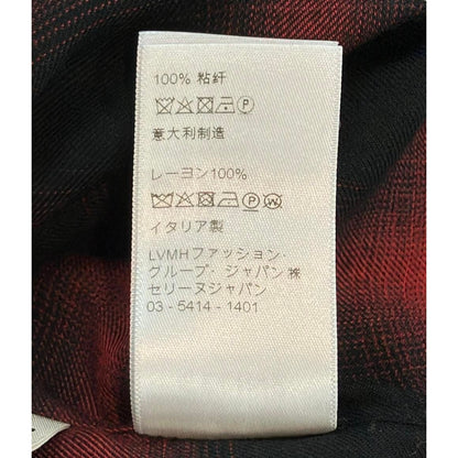 Celine Long Sleeve Western Check Shirt 37 — view 5