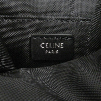Celine 10j21 Trekking Cell Phone Holder With Logo Belt Phone Pouch Black Made