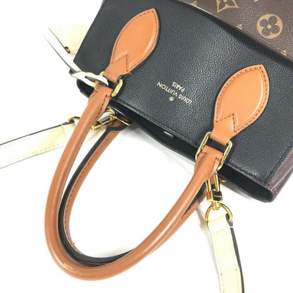 Louis Vuitton Handbag Fold Tote MM M45409 Monogram Canvas Brown