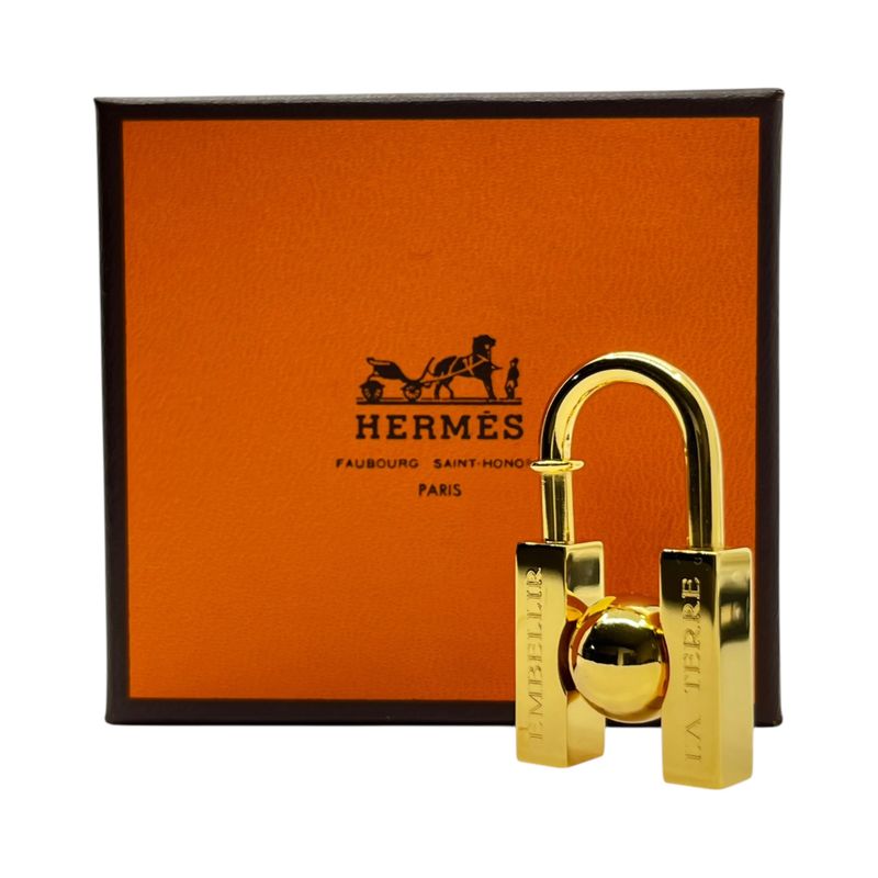 Hermes Limited Edition 2001 Classic H and Earth Cadena Charm Classic H Earth