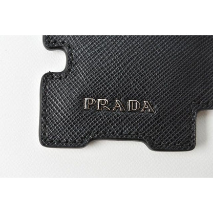 Prada Key Ring Holder Bag Charm Logo Patchwork — view 4
