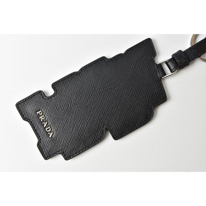 Prada Key Ring Holder Bag Charm Logo Patchwork — view 5